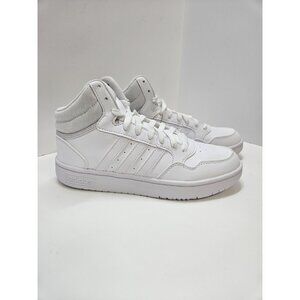Adidas Hoops Mid 3.0 Women's‎ Athletic Basketball Shoe (White- Gray) Size 7 New